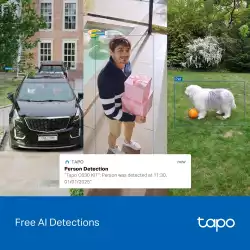 Комплект охранителна камера със слънчев панел, Pan/Tilt TP-Link Tapo C630 KIT