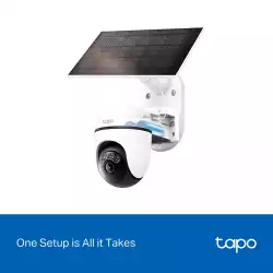 Комплект охранителна камера със слънчев панел, Pan/Tilt TP-Link Tapo C630 KIT