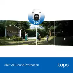 Комплект охранителна камера със слънчев панел, Pan/Tilt TP-Link Tapo C630 KIT