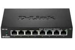 Комутатор D-Link 8-Port  10/100 Fast Ethernet Metal Housing Unmanaged DES-108/E                          