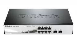 Комутатор D-Link 8-Port Gigabit PoE Smart Switch with 2 SFP ports DGS-1210-08P
