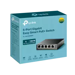 Комутатор TP-Link TL-SG105MPE 5-портов Gigabit Easy Smart Switch с 4 порта PoE+