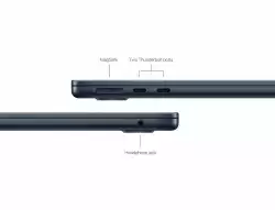 Лаптоп Лаптоп Apple MBA 13.6: MIDNIGHT/M2/8C GPU/16GB/256GB-ZEE