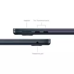 Лаптоп Лаптоп Apple MBA 13.6: MIDNIGHT/M4 10C CPU/8C GPU/16GB/256GB-ZEE