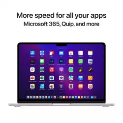 Лаптоп Apple MBA 13.6: Silver/M2/10C GPU/8GB/512GB-ZEE