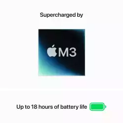 Лаптоп Apple MBA 13.6 SILVER/M3/10C GPU/16GB/512GB-ZEE