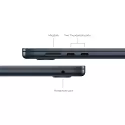 Лаптоп Apple MBA 15.3: MIDNIGHT/M3 10C GPU/16GB/256GB-ZEE