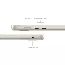 Лаптоп Apple MBA 15.3: STARLIGHT/M3 10C GPU/24GB/512GB-ZEE