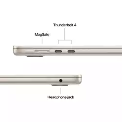 Лаптоп Лаптоп Apple MBA 15.3: STARLIGHT/M4 10C CPU/10C GPU/16GB/512GB-ZEE