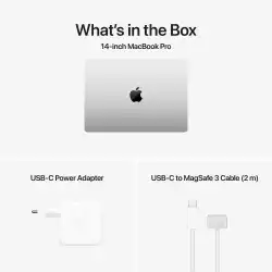Лаптоп Лаптоп Apple 14-inch MacBook Pro: Apple M4 Pro chip with 12-core CPU and 16-core GPU, 24GB, 512GB SSD - Silver
