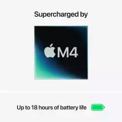 Лаптоп Лаптоп Apple MBA 13.6: SILVER/M4 10C CPU/10C GPU/16GB/512GB-ZEE