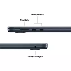 Лаптоп Лаптоп Apple MBA 15.3: MIDNIGHT/M4 10C CPU/10C GPU/24GB/512GB-ZEE