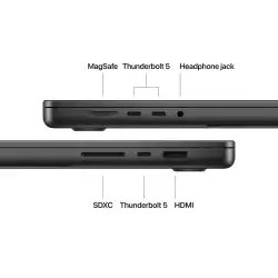 Лаптоп Лаптоп Apple MBP 16: SPACE BLACK/M4 Pro 14C/20C GPU/48GB/512G-ZEE
