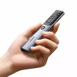 Лазерна показалка Baseus Orange Dot 195339 с изкуствен интелект и автоматичен превод - сива (с батерия)
