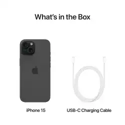 Мобилен телефон Apple Iphone 15 128GB Black