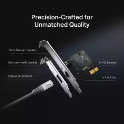 Мрежов гигабитов PCle адаптер Mercusys MA210E
