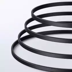 Мрежов кабел UGREEN NW134 10980 Cat 8 U/FTP 1 м, плосък -  черен