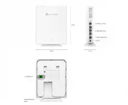 Настолна Wi-Fi 6 точка за достъп TP-Link Omada EAP610GP-Desktop GPON AX1800
