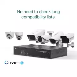 NVR TP-Link VIGI NVR1004H-4P PoE+ Network Video Recorder 4-канален