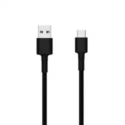 Плетен USB Type-C кабел 100cm (черен), Xiaomi Mi                          