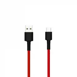 Плетен USB Type-C кабел 100cm (червен), Xiaomi Mi                          
