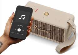 Преносима аудио система Marshall Middleton II Cream 1007429 - бежов