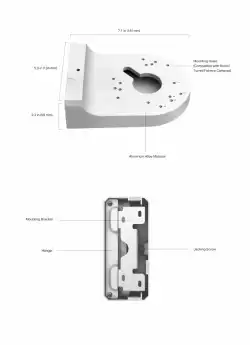 Разклонителна кутия за монтаж на мрежова камера VIGI TP-Link VJB-240                          