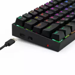 Redragon Deimos K599-KRS-BK Безжична/USB механична RGB клавиатура red switches                          