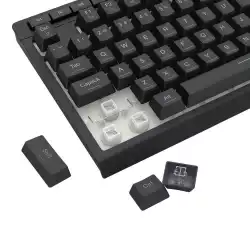 RGB Геймърска клавиатура Redragon Crescent K524-RGB - черна