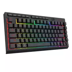 RGB Геймърска клавиатура Redragon Crescent K524-RGB - черна