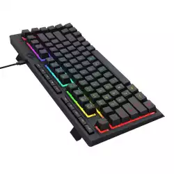 RGB Геймърска клавиатура Redragon Crescent K524-RGB - черна
