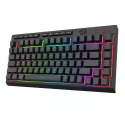 RGB Геймърска клавиатура Redragon Crescent K524-RGB - черна