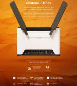 Рутер MikroTik Chateau LTE7 ax S53UG+5HaxD2HaxD-TC&R11e-LTE7