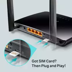 Рутер TP-Link Archer MR202 4G LTE AC750 2-лентов