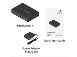 Рутер Ubiquiti EdgeRouter ER-X 5-Port single Passive PoE                          