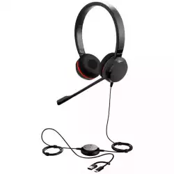 Слушалки Jabra Evolve 20 MS, NC, USB-C/A Special Edition 4999-823-169 - черни