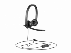 Слушалки Logitech USB H570e Stereo 981-000575 - USB
