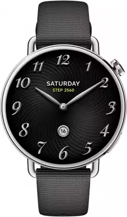 Смартчасовник Смарт часовник Watch S4 41mm с флуороеластомерна каишка (черен), Xiaomi