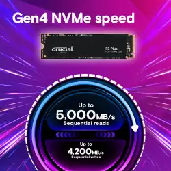SSD диск 2TB Crucial P3 Plus PCIe M.2 2280 CT2000P3PSSD8