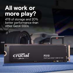 SSD диск Crucial P310 1TB PCIe Gen4 NVMe M.2 CT1000P310SSD8