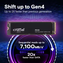 SSD диск Crucial P310 2TB PCIe Gen4 NVMe M.2 CT2000P310SSD8