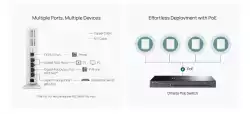 Точка за достъп TP-Link Omada EAP650-Desktop AX3000 Wi-fi 6