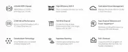 Точка за достъп TP-Link Omada EAP673 AX5400 Ceiling Mount WiFi 6