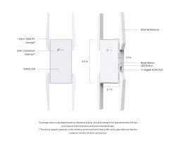Точка за достъп TP-Link Omada EAP673-Extender AX5400 Mesh Wi-Fi 6