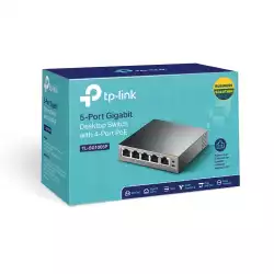 5-портов гигабитов настолен комутатор с 4-порта PoE+ 2 TL-SG1005P