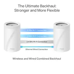 Цялостна домашна Mesh WiFi 7 система TP-Link Deco BE65 Pro(2-pack) BE9300