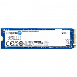 Твърд диск Kingston SSD 2TB NV3 M.2 2280 PCIe 4.0 NVMe SSD SNV3S/2000G