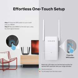 Удължител на обхват Mercusys ME80X AX3000