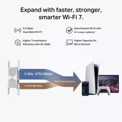 Удължител на обхват TP-Link RE405BE BE6500 Wi-Fi 7 2-лентов
