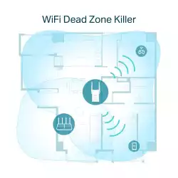 Удължител на обхват Wi-Fi 6 TP-Link RE605X AX1800